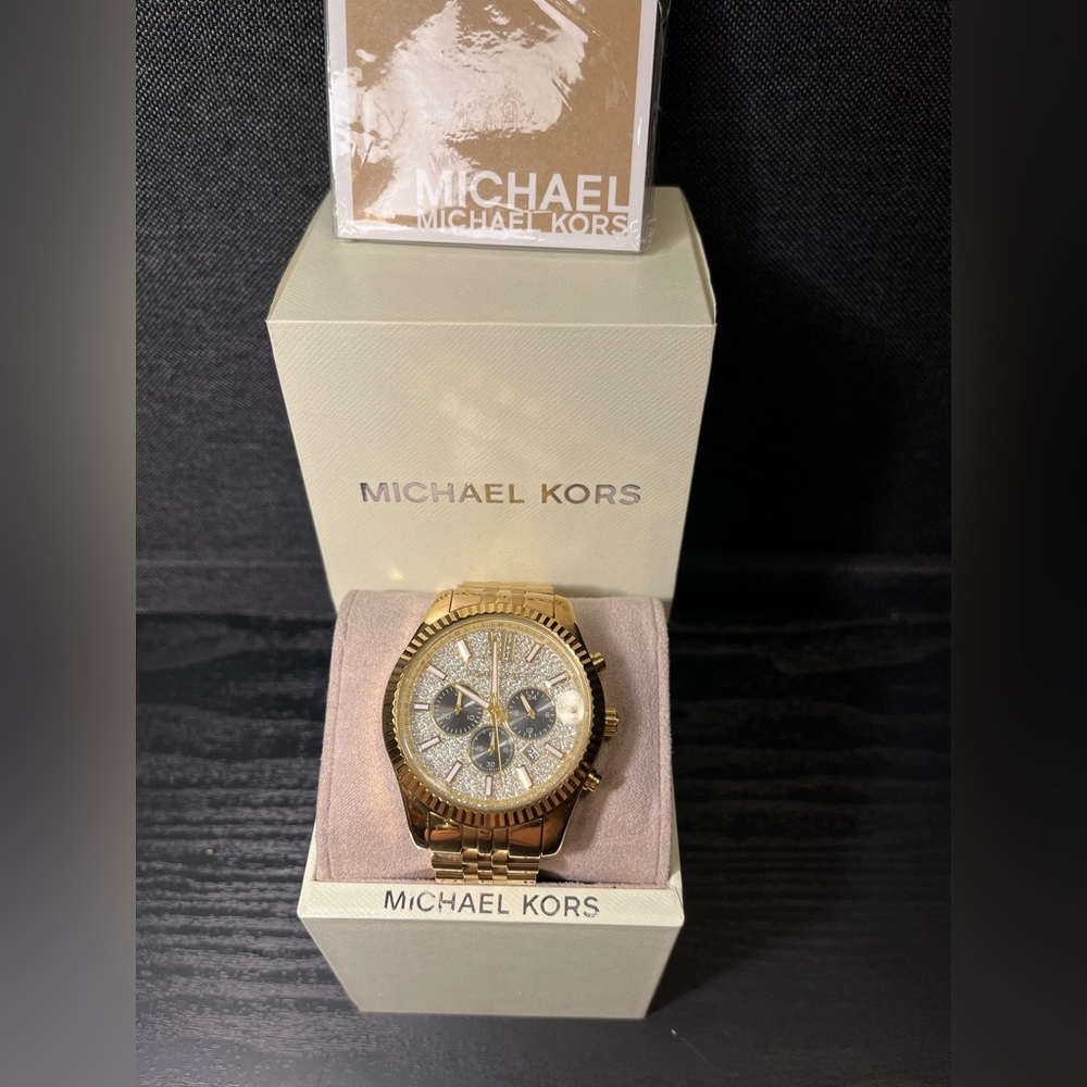 Michael Kors Men Gold Tone Watch